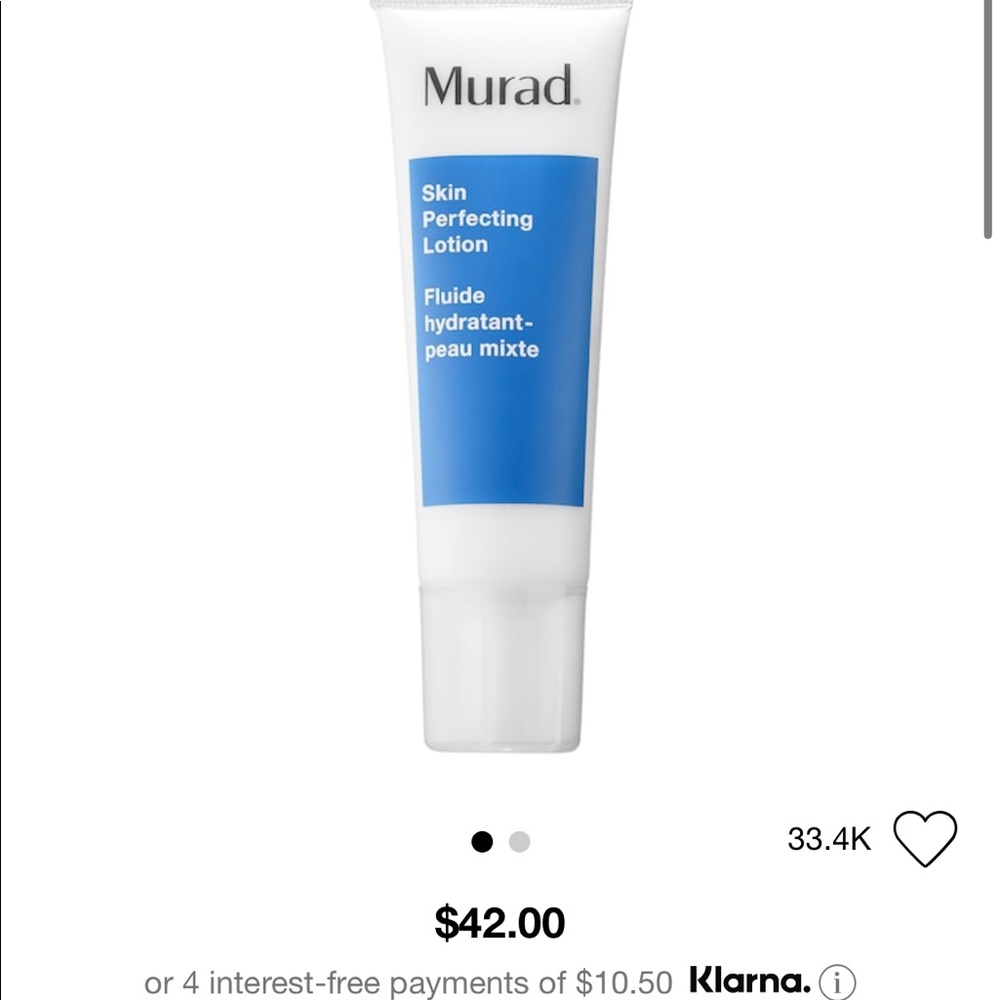 Murad skin perfection lotion new!